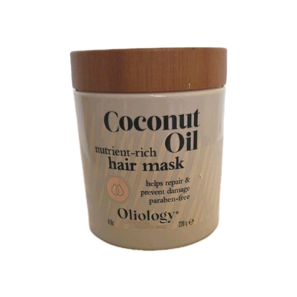 Oliology Nutrient Rich 12oz Coconut Oil Hair Mask Moisture Repair
